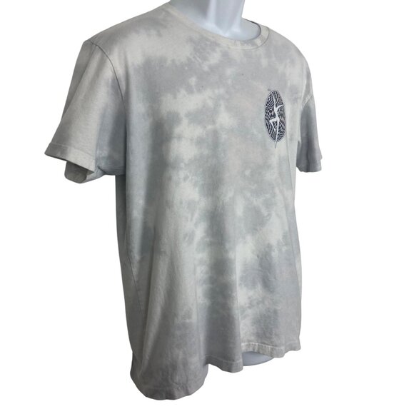 Dave Matthews Band Fire Dancer Tee Large Gray Tie Die Double Side - Picture 6 of 8